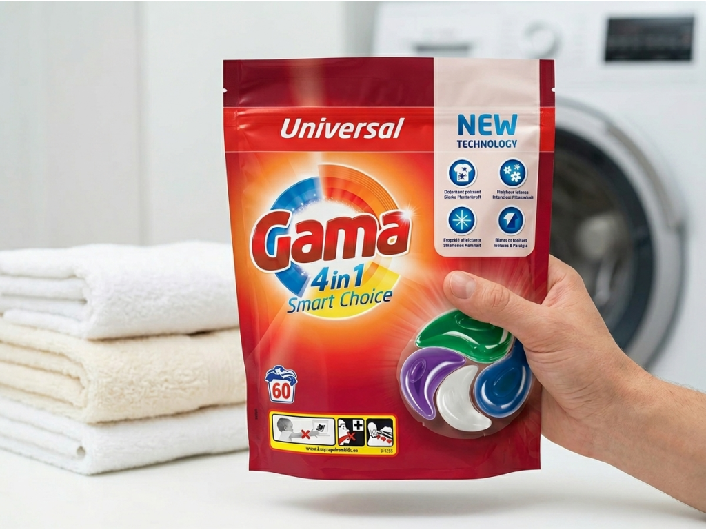 Balení Vizir Gama Caps XL v ruce