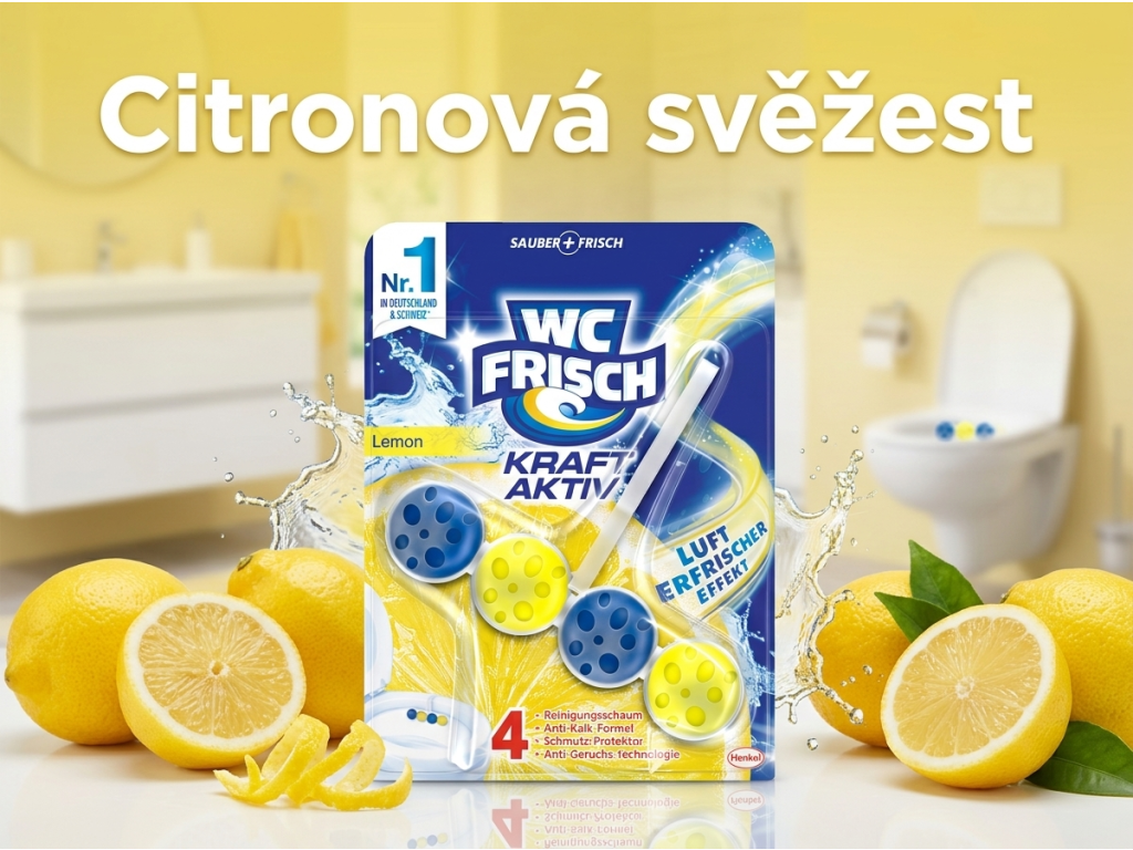 WC Frisch Lemon v koupelně