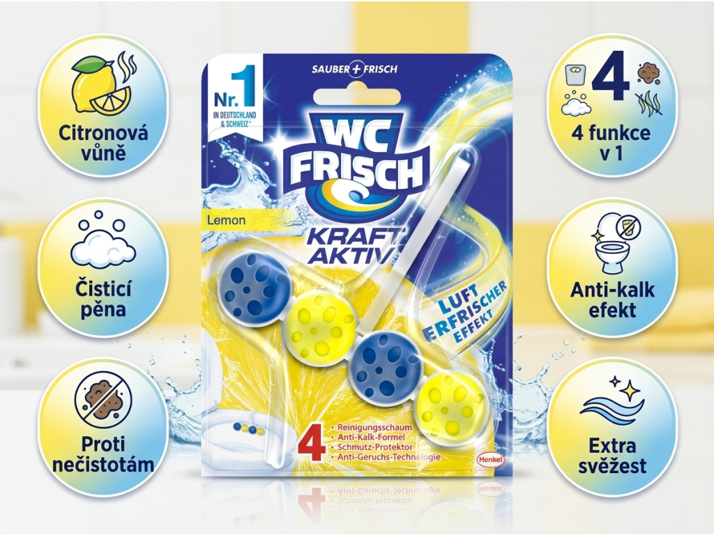 WC Frisch Lemon - infografika benefitů