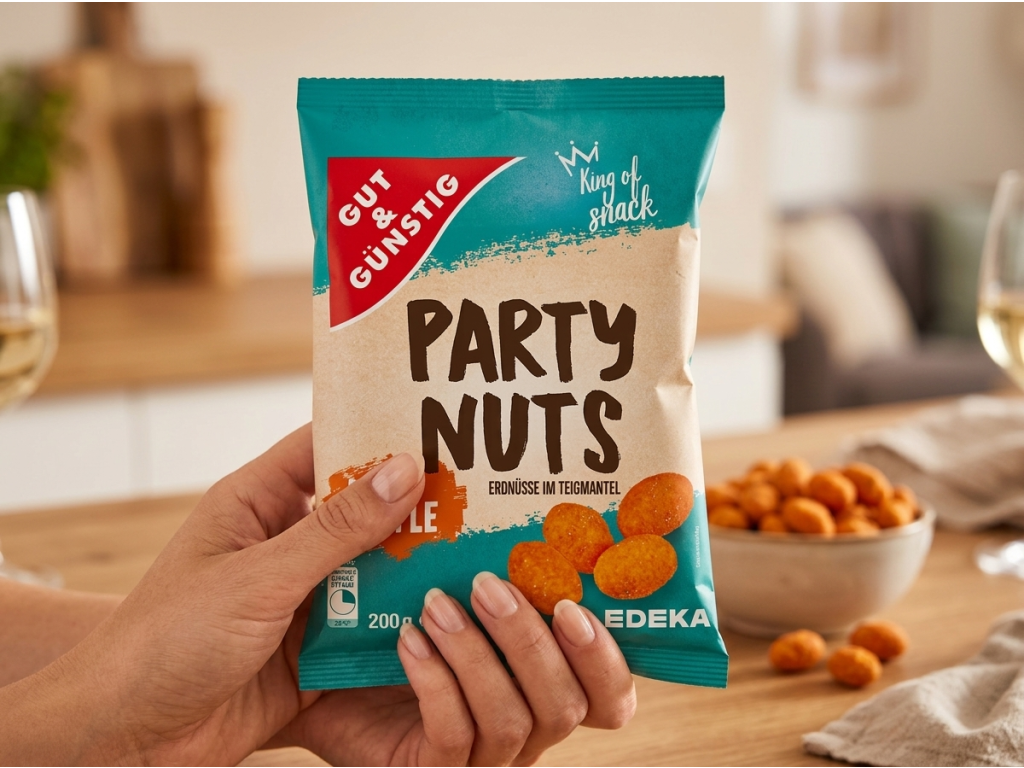 G&G Party Nuts - balení v ruce