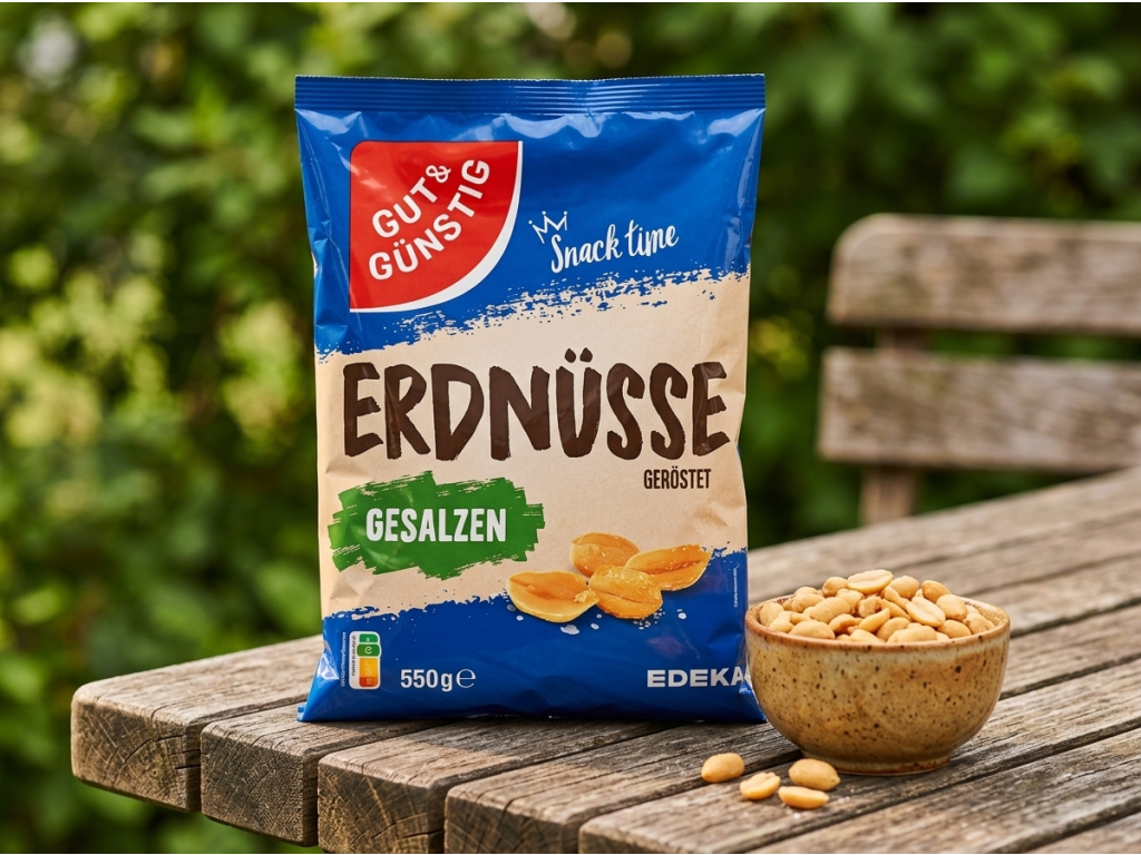 G&G Arašídy pražené a solené 550 g - přírodní kontext