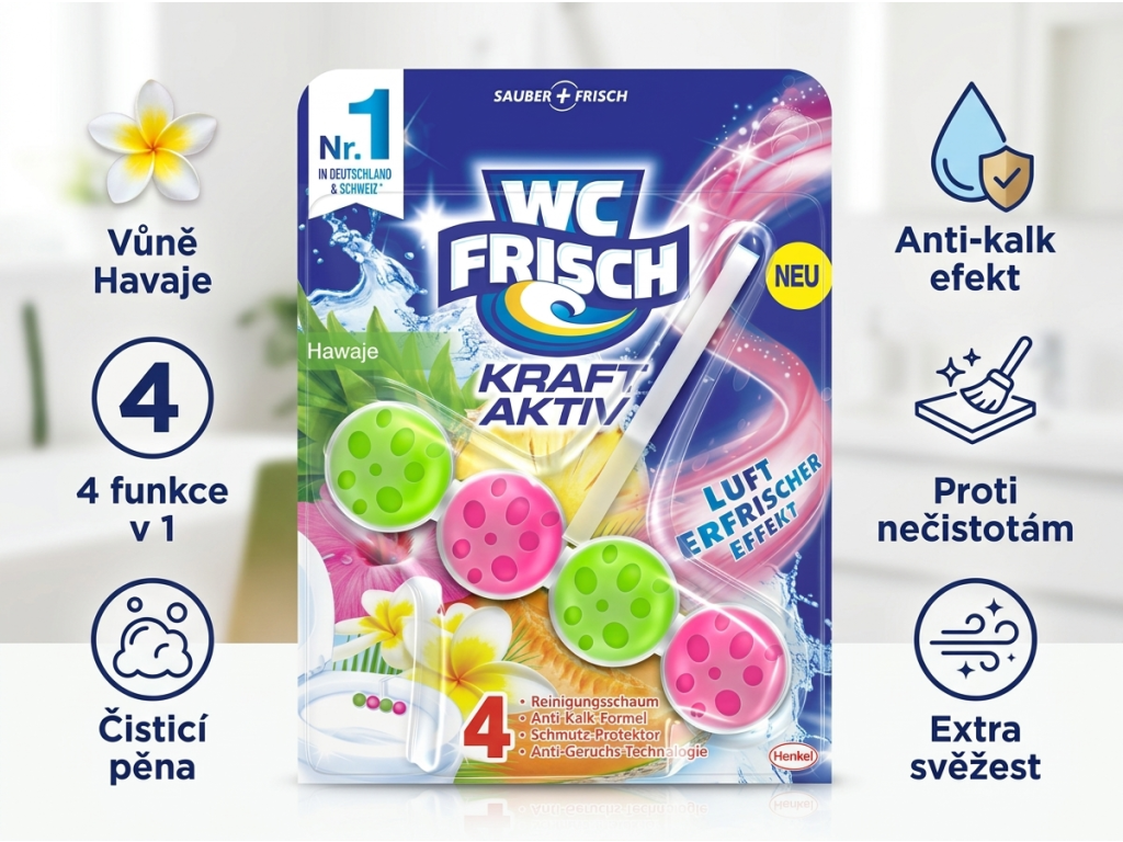 WC Frisch Hawaii - infografika benefitů