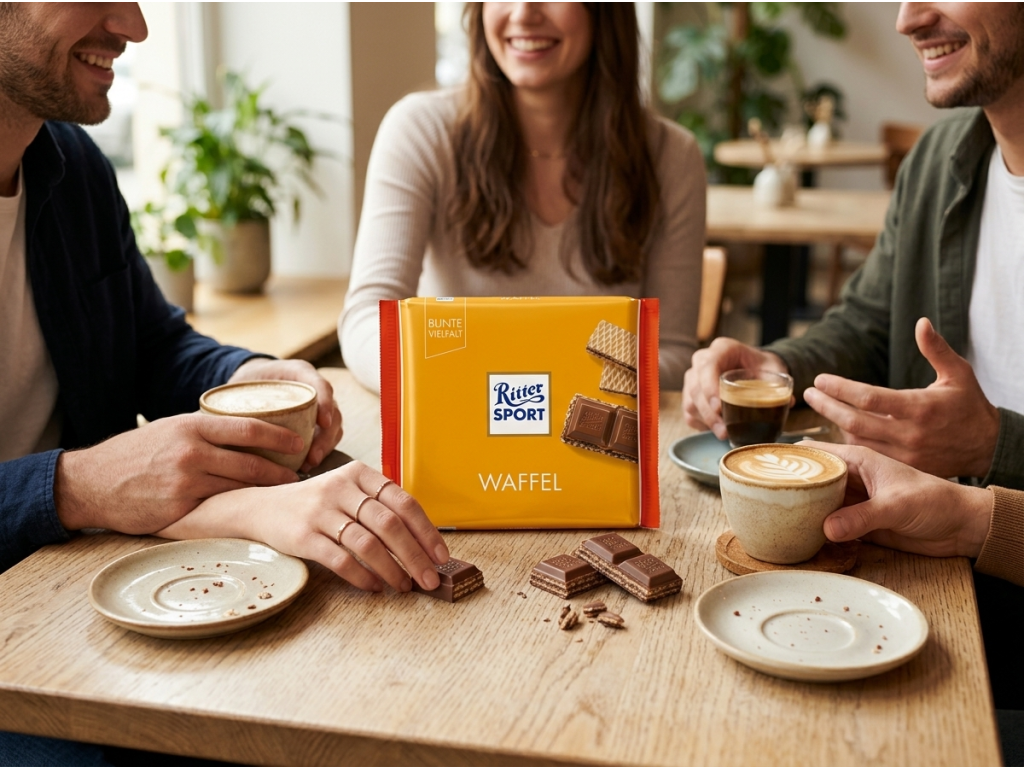 Sdílení Ritter Sport Waffel