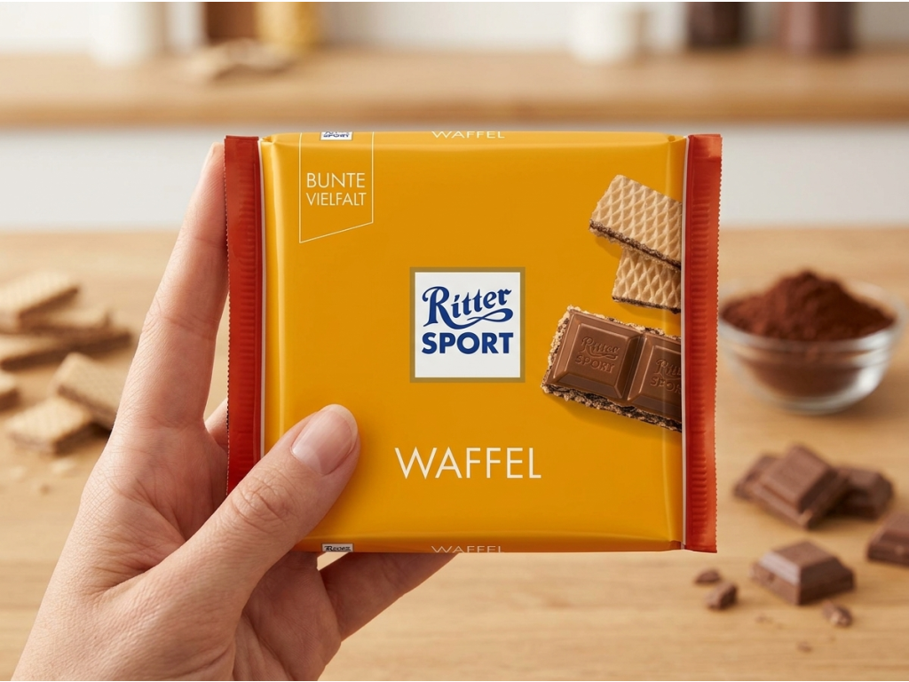 Ritter Sport Waffel v ruce
