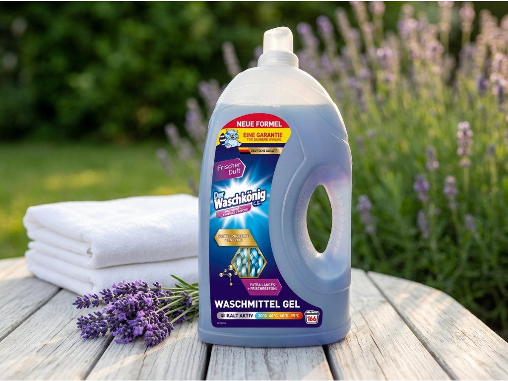 Waschkönig Universal Lavender prací gel 5 l v přírodním prostředí