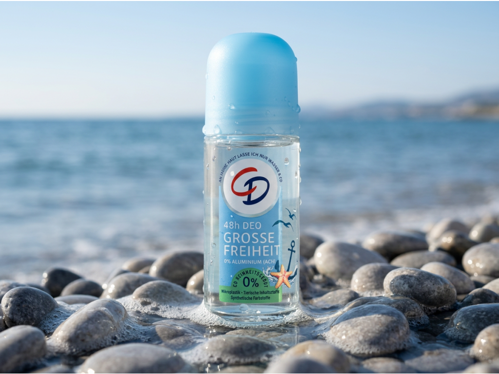 CD Bio Velká svoboda deodorant v přírodním prostředí u moře