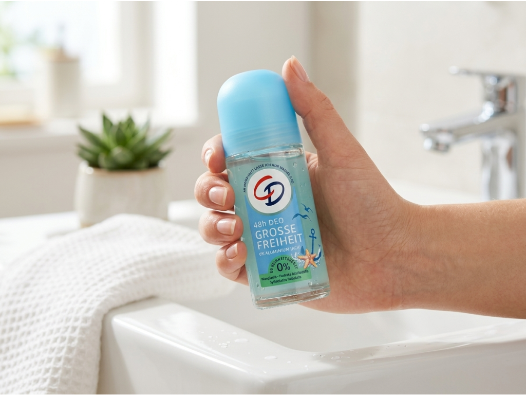 CD Bio kuličkový deodorant Velká svoboda 50 ml - balení v ruce
