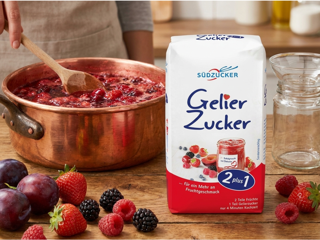 Příprava džemu se Südzucker 2 plus 1