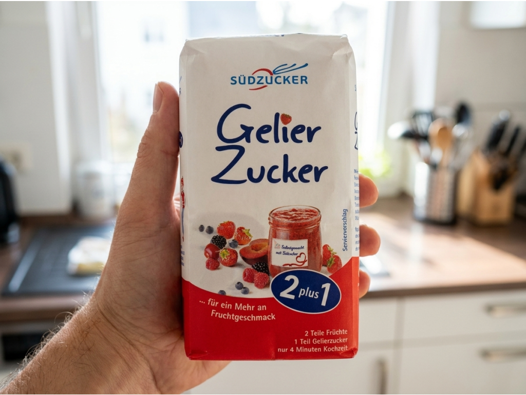 Südzucker Gelier Zucker v ruce
