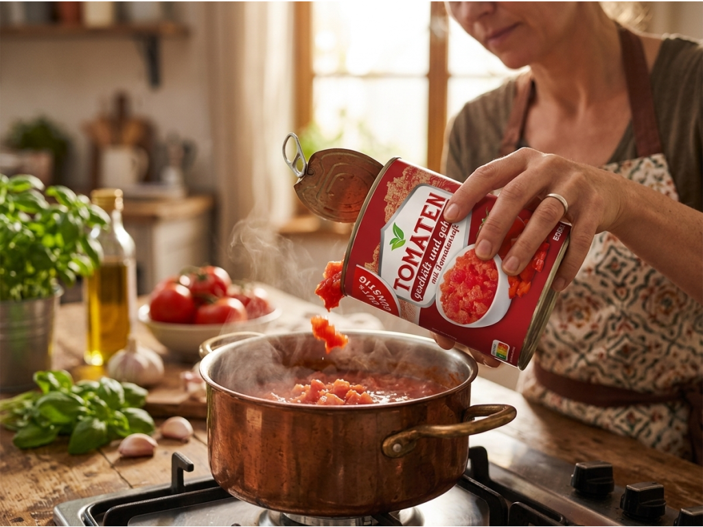 G&G rajčata na kousky, loupaná 400 g při vaření