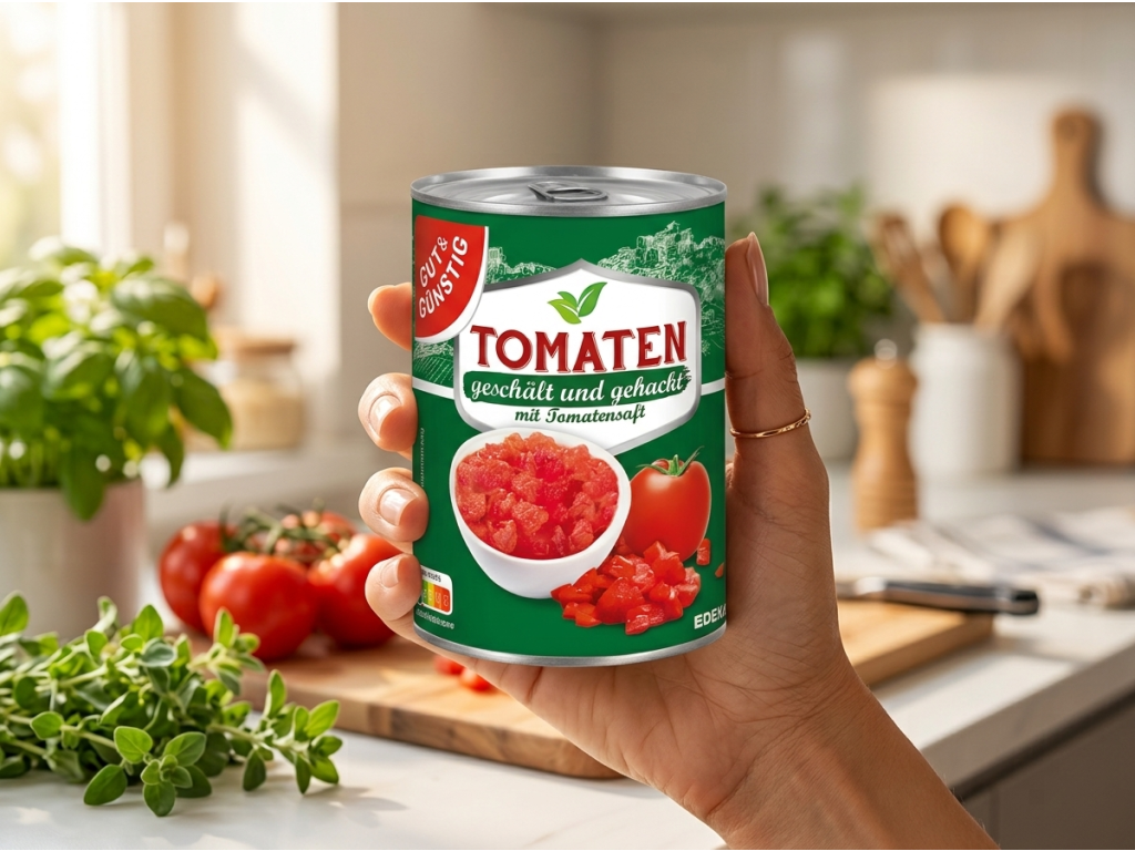 G&G rajčata na kousky, loupaná 400 g v ruce