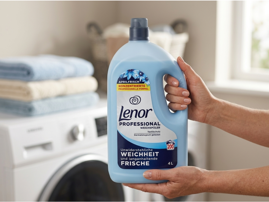 Lenor Professional aviváž držená v ruce