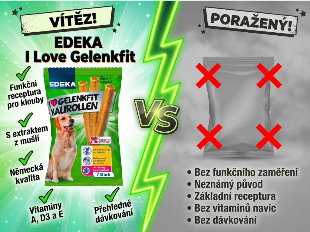 EDEKA I Love Gelenkfit Kaurollen srovnání