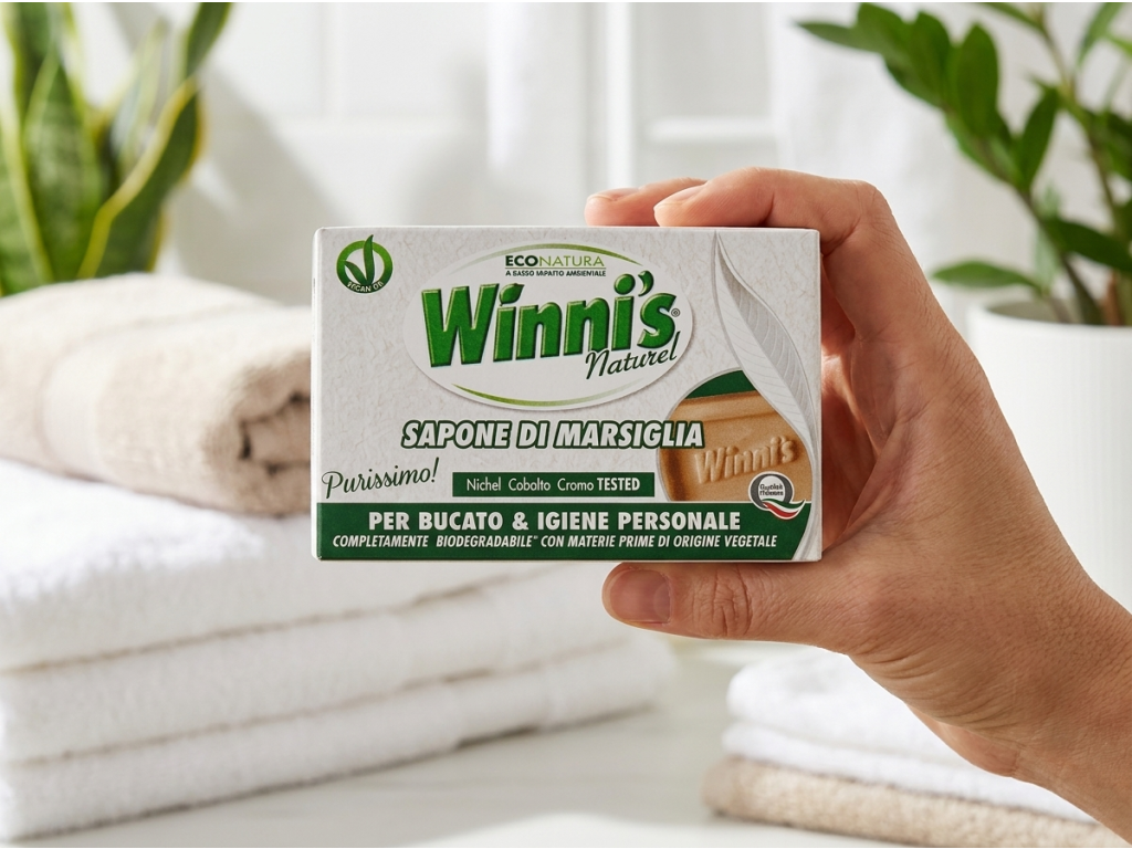 Winni´s mýdlo na ruce a ruční praní 250 g - balení do ruky