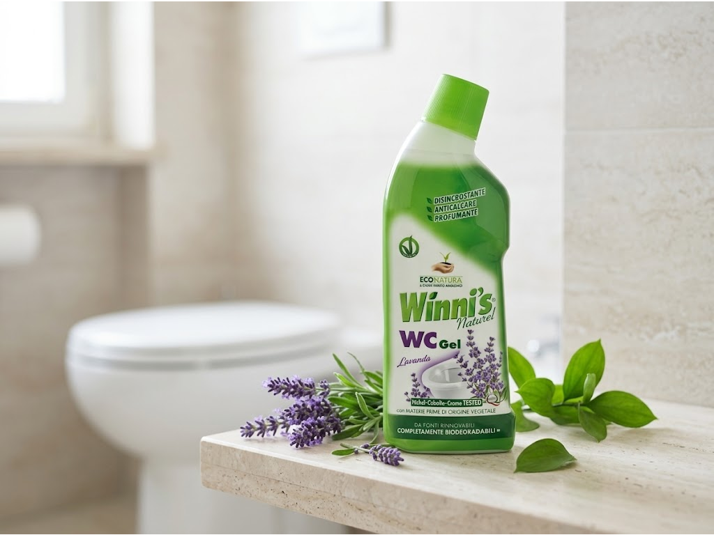 Winni´s ekologický WC gel s vůní levandule 750 ml - svěží koupelna s levandulí