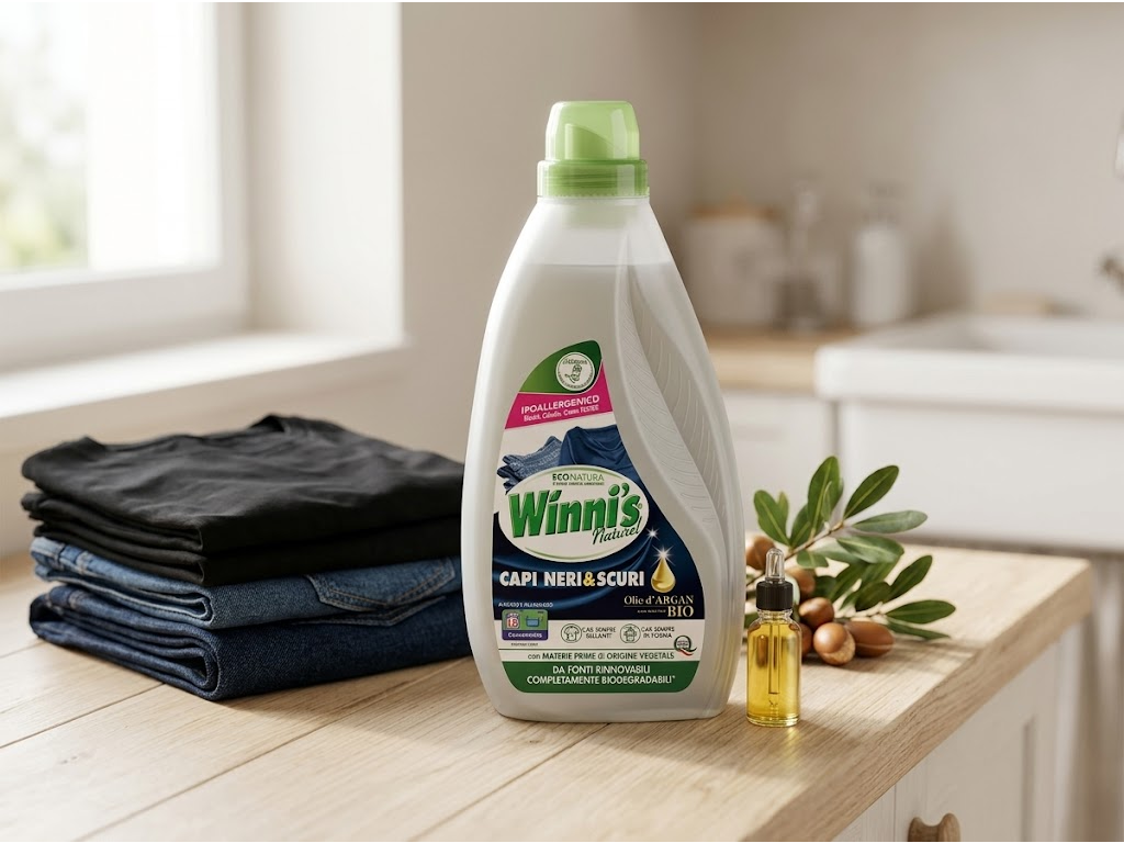 Winni's prací gel na černé prádlo Neri & Scuri 15 dávek 750 ml - péče o tmavé prádlo