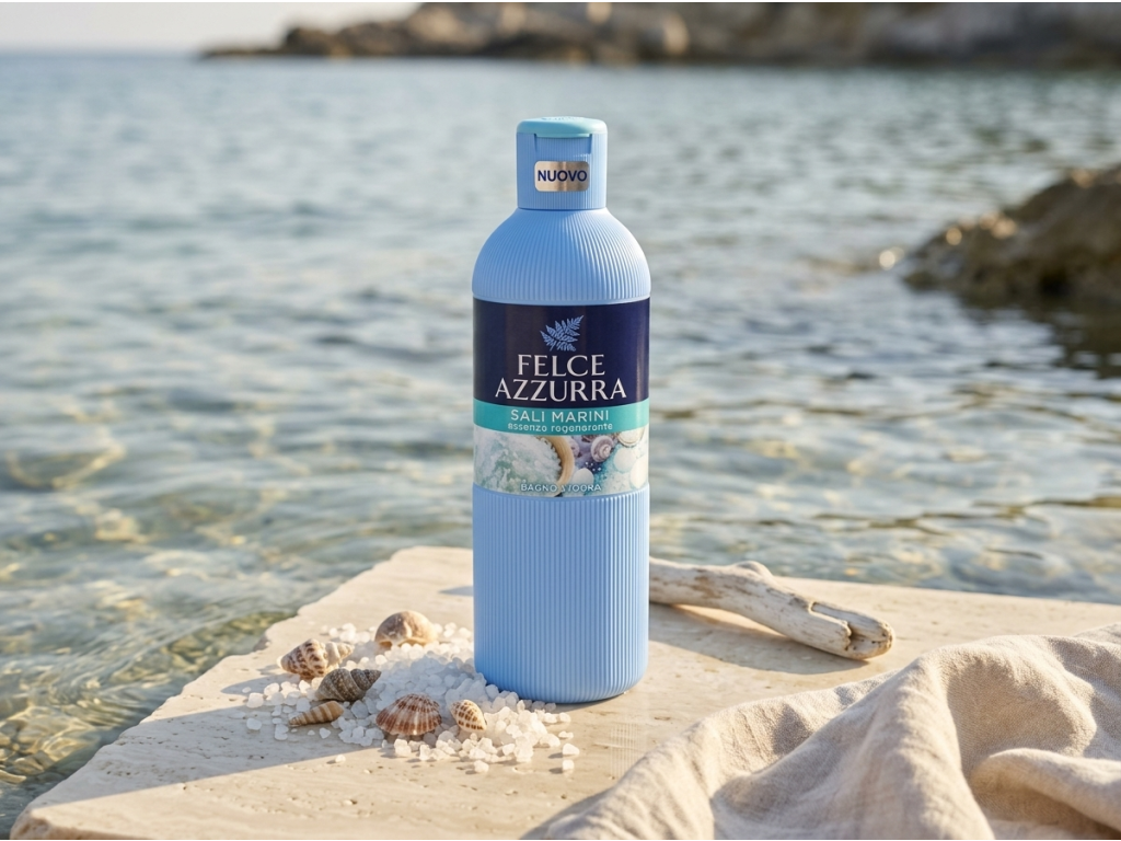 Felce Azzurra Pěna do koupele Sali Marini 650 ml - mořský spa kontext