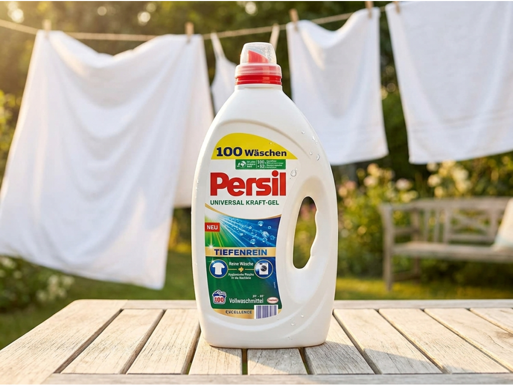 Persil prací gel Tiefenrein - svěží bílé prádlo