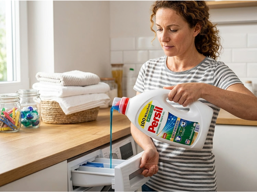 Persil prací gel Tiefenrein - použití při praní