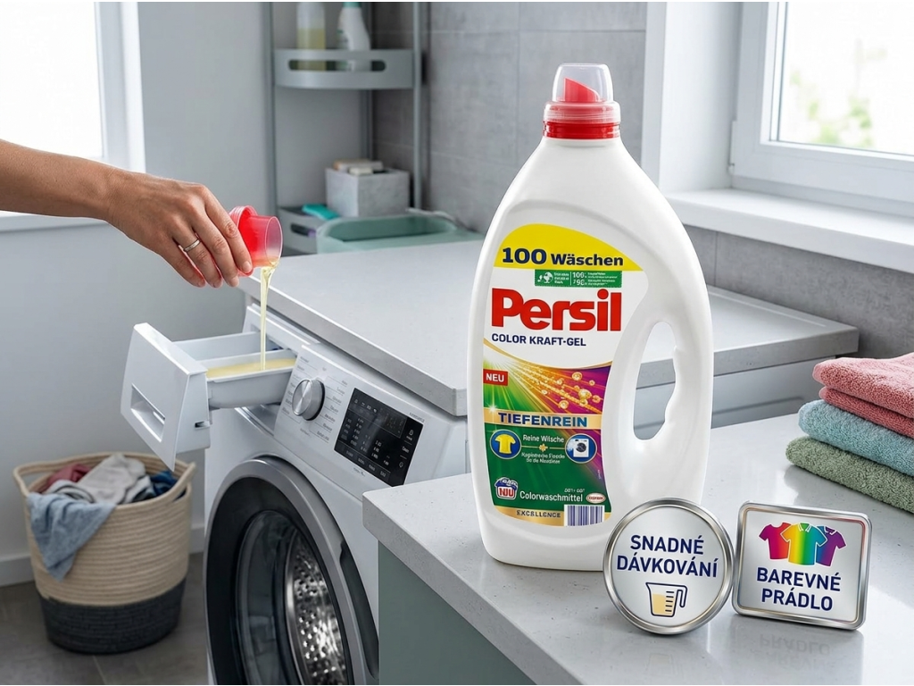Persil Color prací gel při praní v pračce