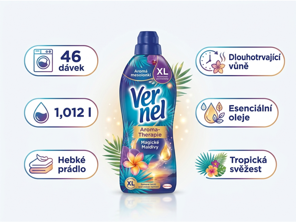 Vernel XL Aroma-Therapie Magické Maledivy - přehled výhod