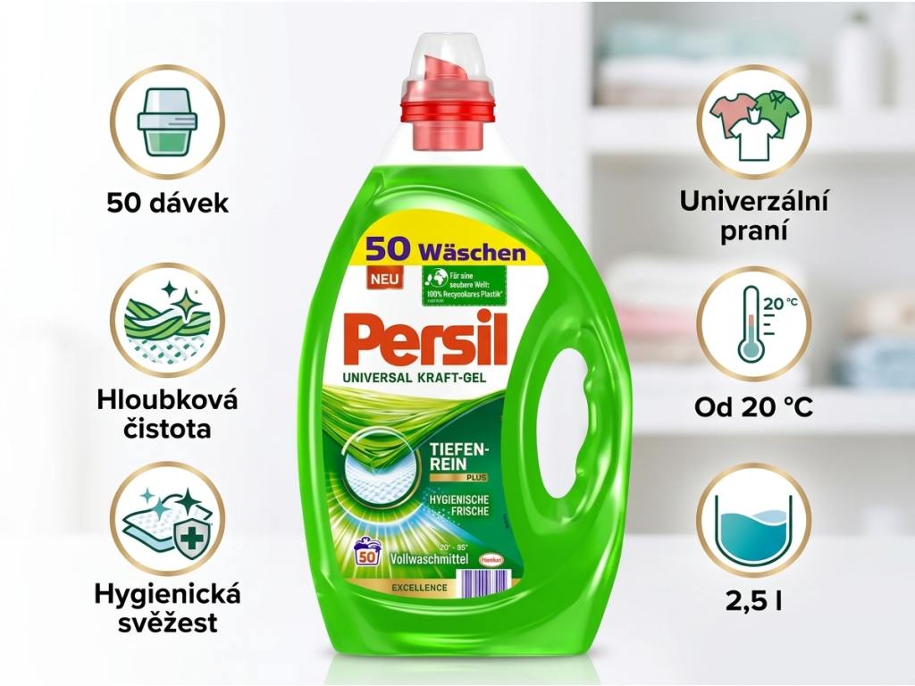 Persil Universal Kraft-Gel - přehled výhod
