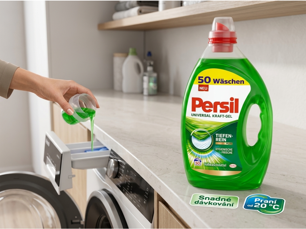 Persil Universal prací gel při praní v pračce