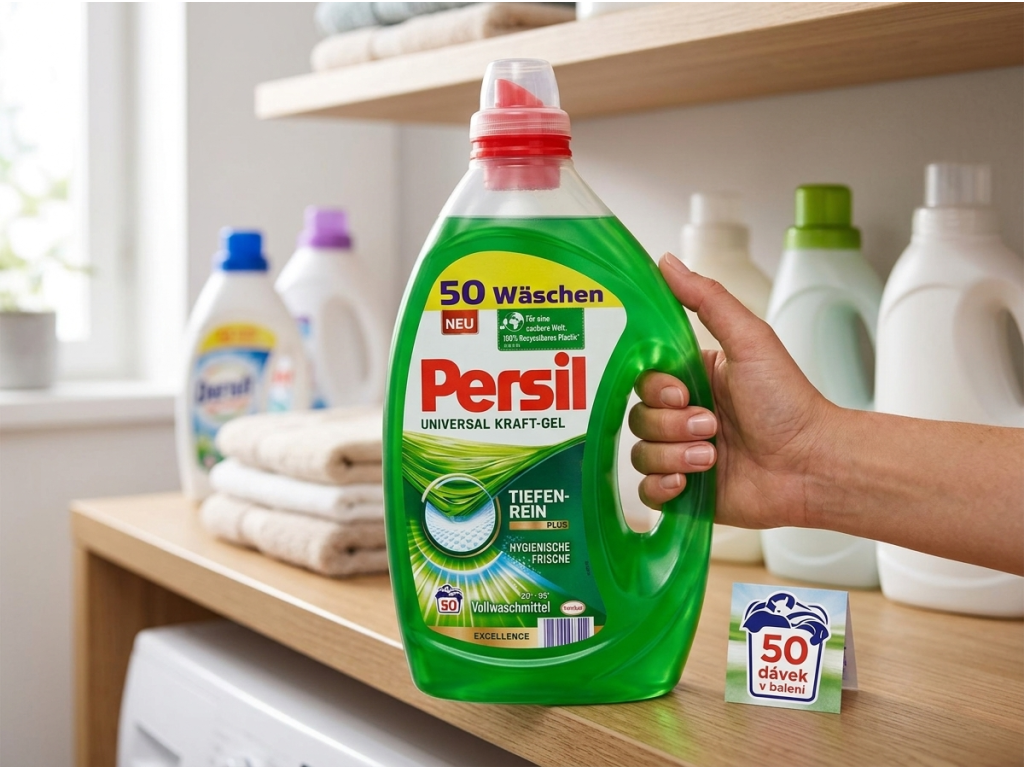 Persil Universal prací gel v ruce