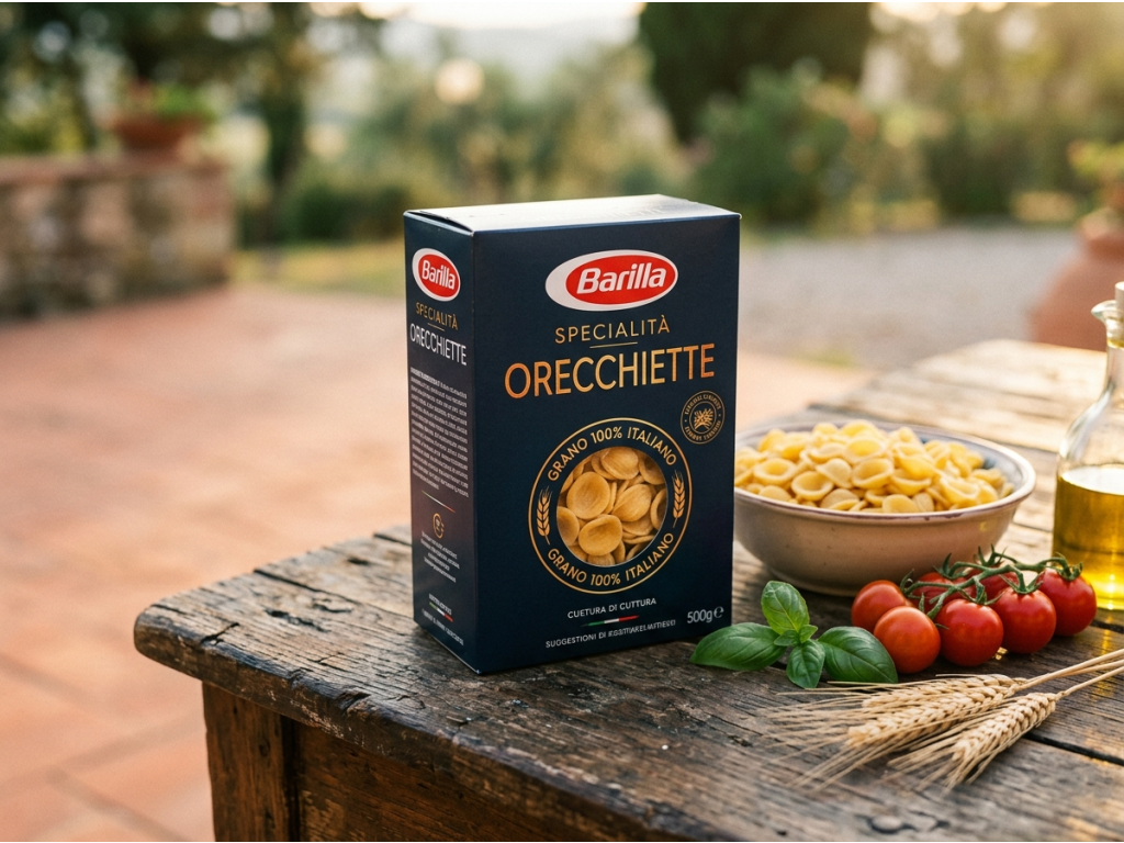 Barilla Orecchiette těstoviny ouška 500 g - přírodní kontext