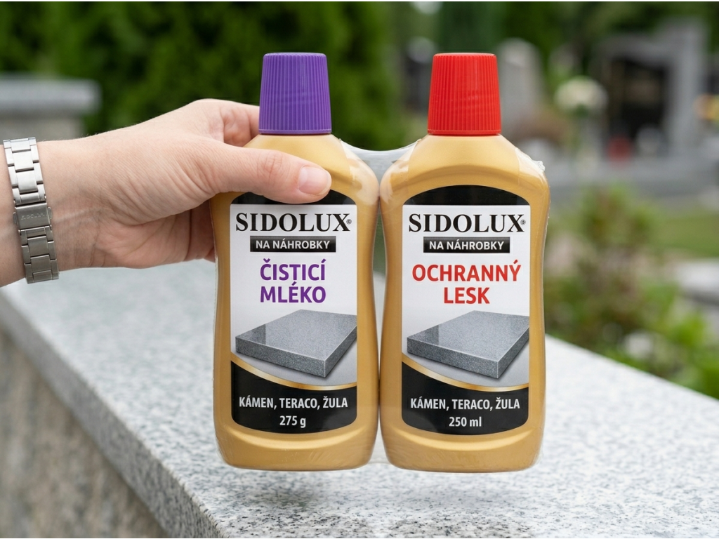 Sidolux DUOPACK Zlatá linie v ruce