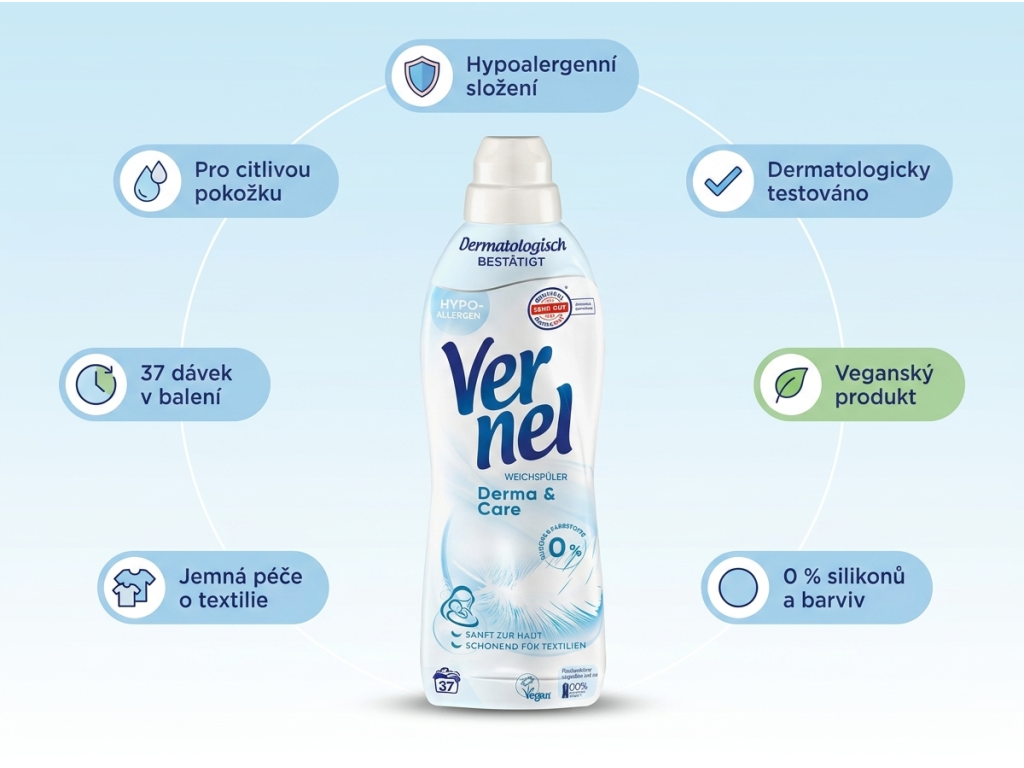 Vernel Derma & Care Aviváž Sensitiv - přehled výhod