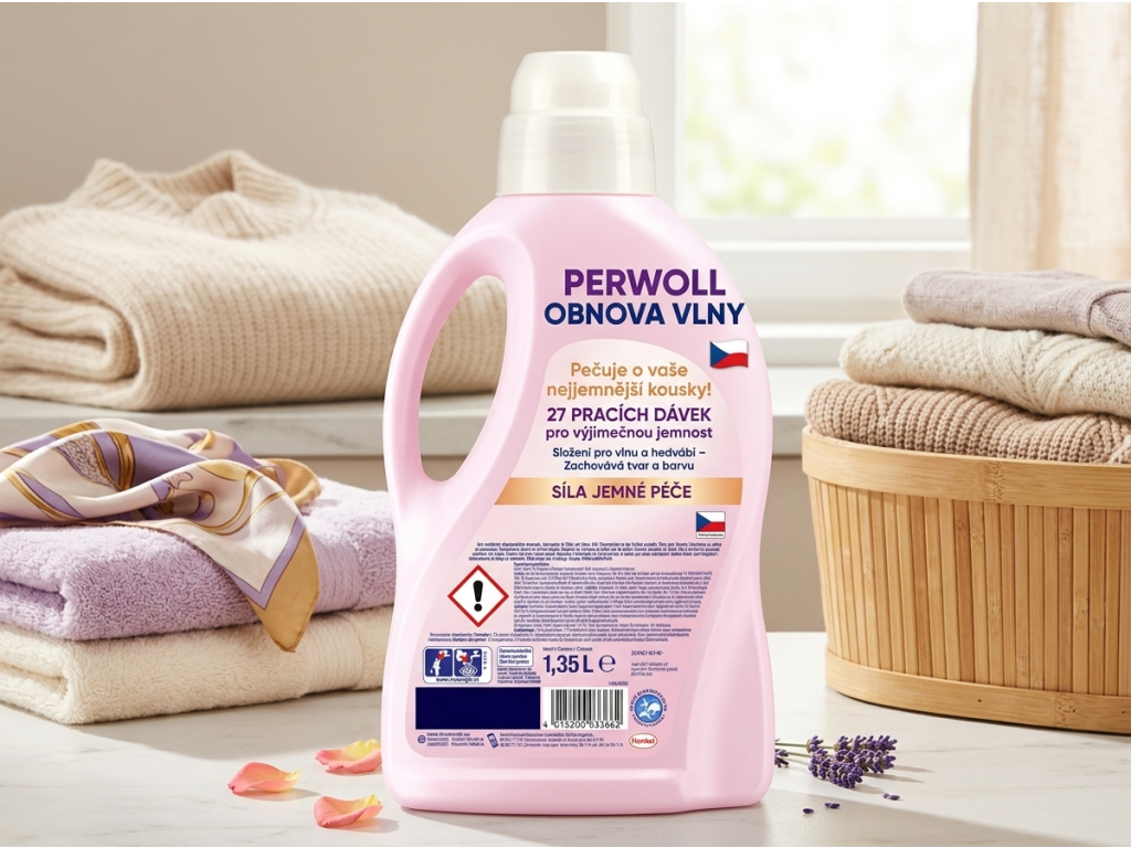 Perwoll Wolle & Renew pro vlnu a jemné textilie