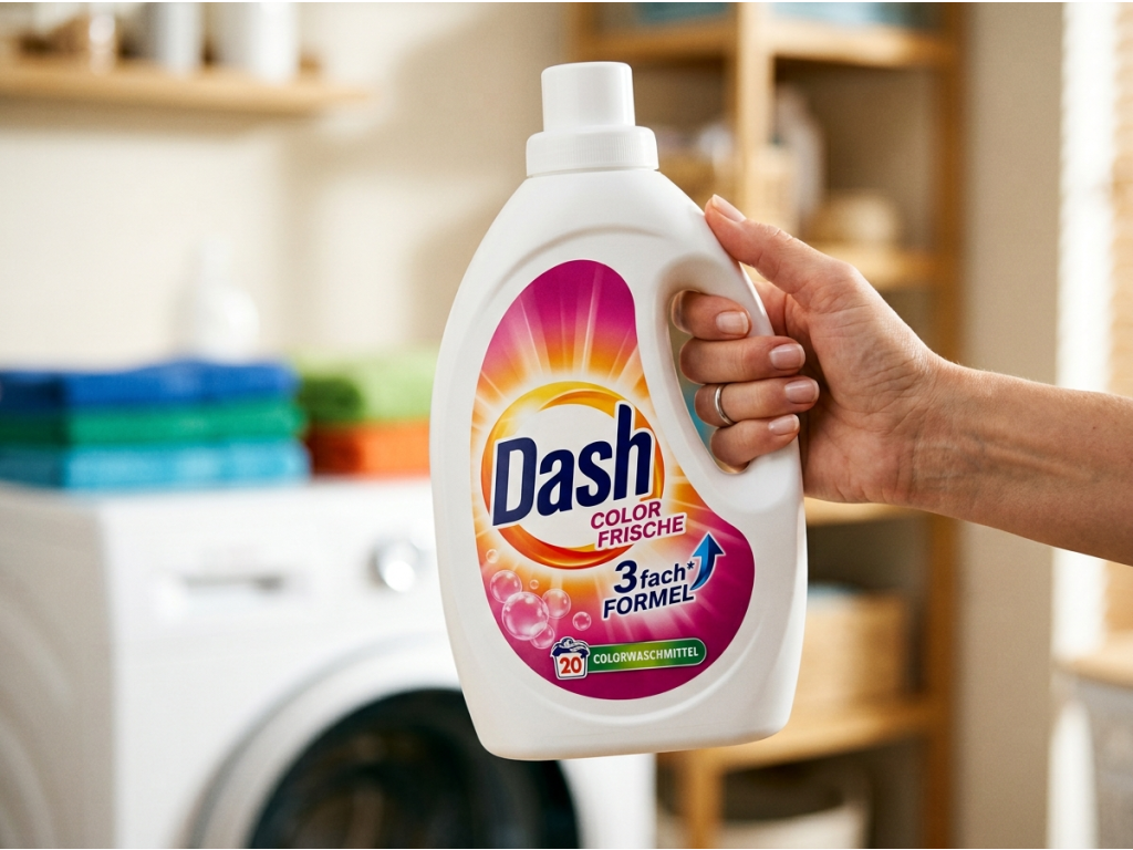 Dash Color prací gel na barevné prádlo 1,1 l 20 praní - balení v ruce