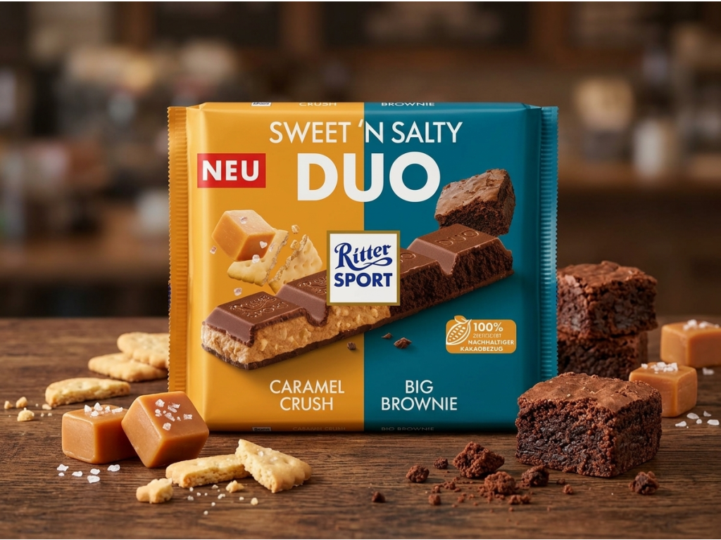 Ritter Sport Sweet'n Salty Duo dezertní servírování