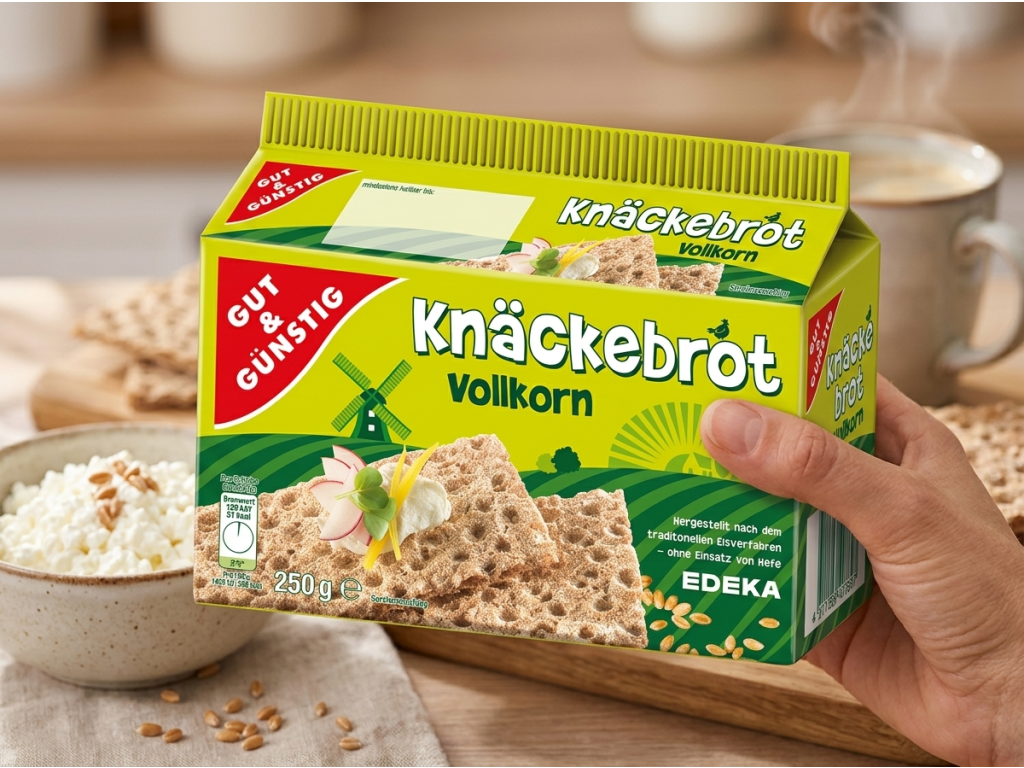 G&G knäckebrot v ruce