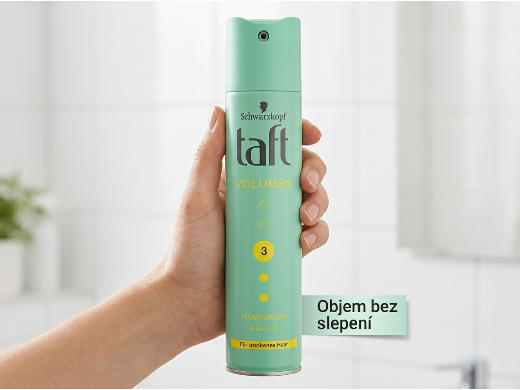 Lak na vlasy Taft Volumen v ruce