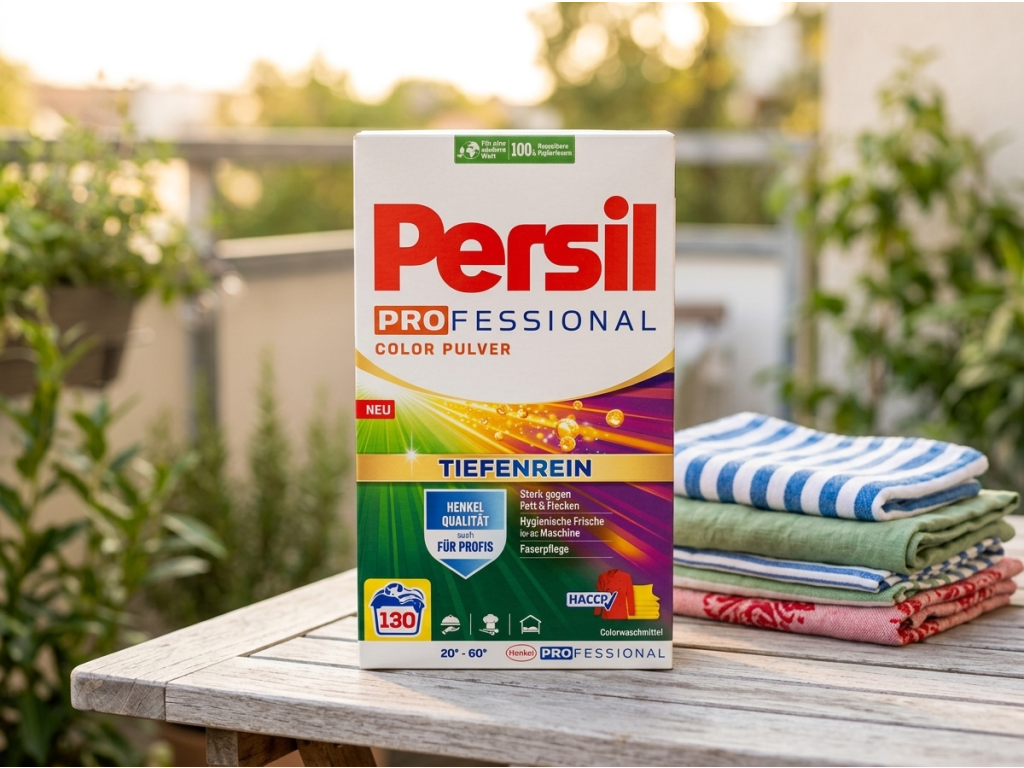 Persil Professional Color prací prášek v přírodním prostředí