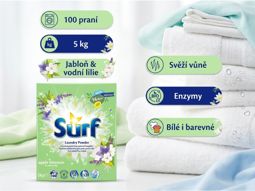 Surf Apple Blossom - přehled výhod