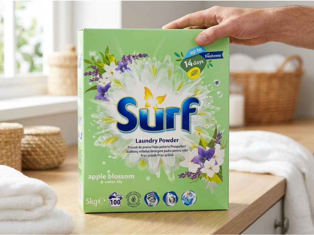 Surf Apple Blossom balení v ruce