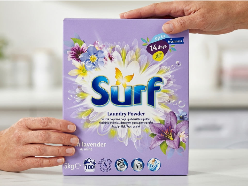 Surf Fresh Lavender balení v ruce