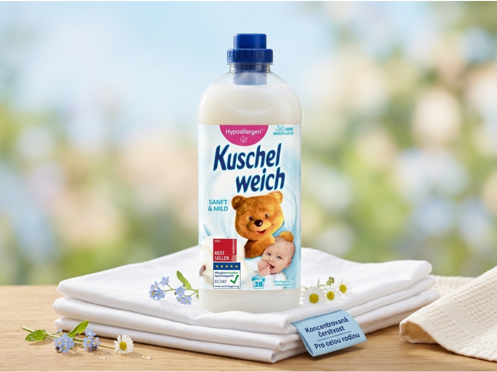 Kuschelweich Sanft mild - jemná svěžest prádla