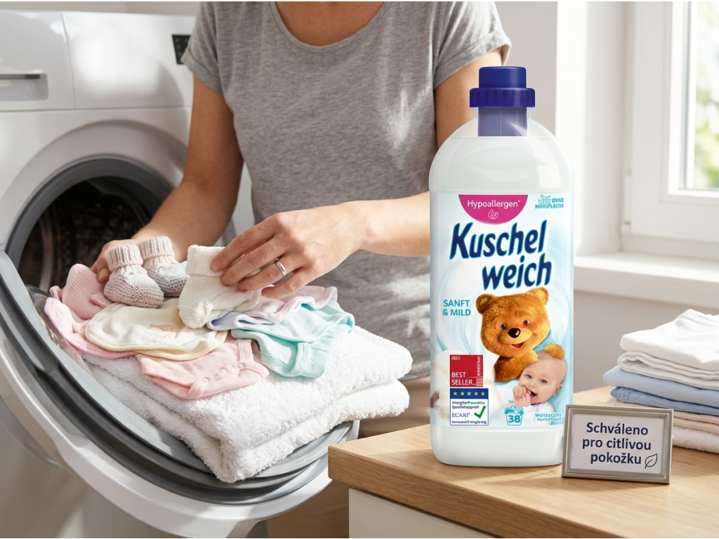 Kuschelweich Sanft mild - použití při praní