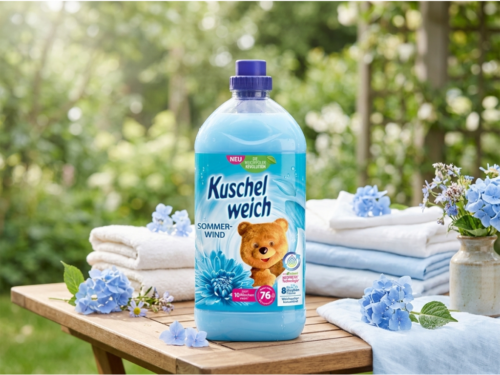 Kuschelweich Aviváž s vůní letního vánku 76 dávek 2 l - svěží prádlo