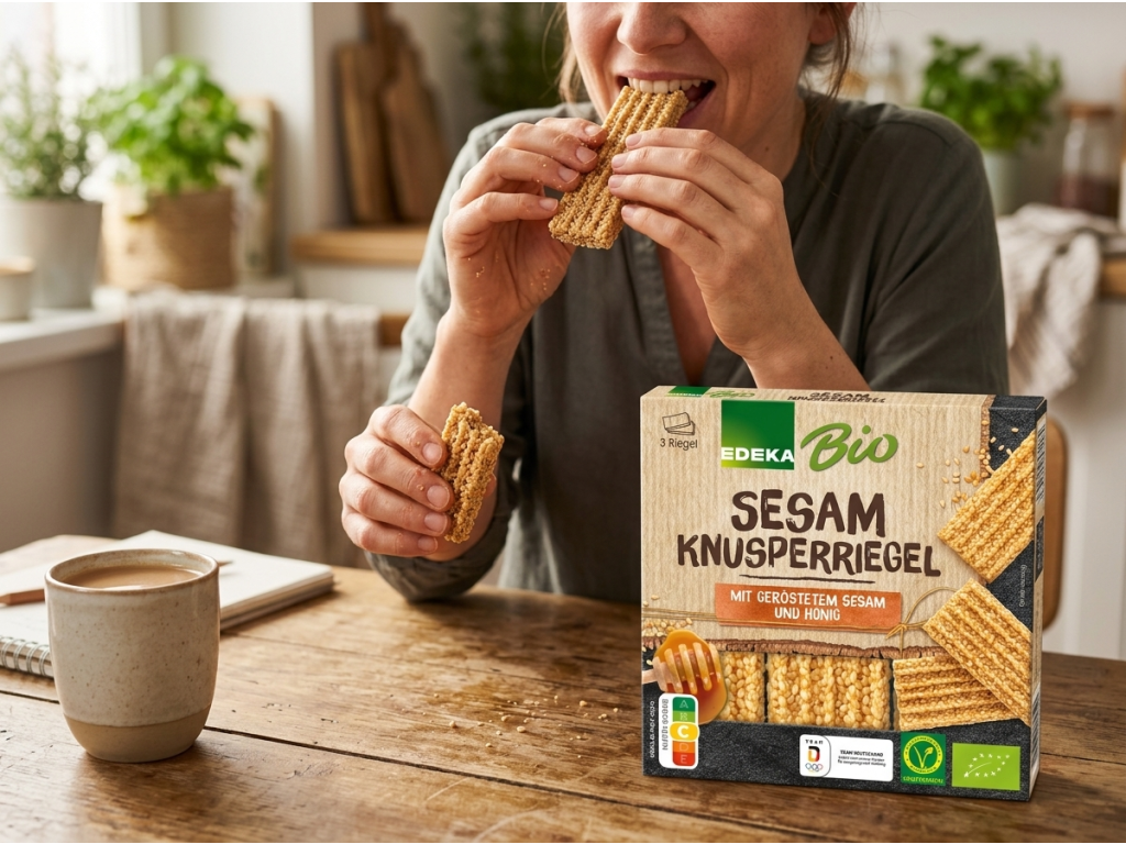 EDEKA BIO křupavé müsli tyčinky - svačinový moment