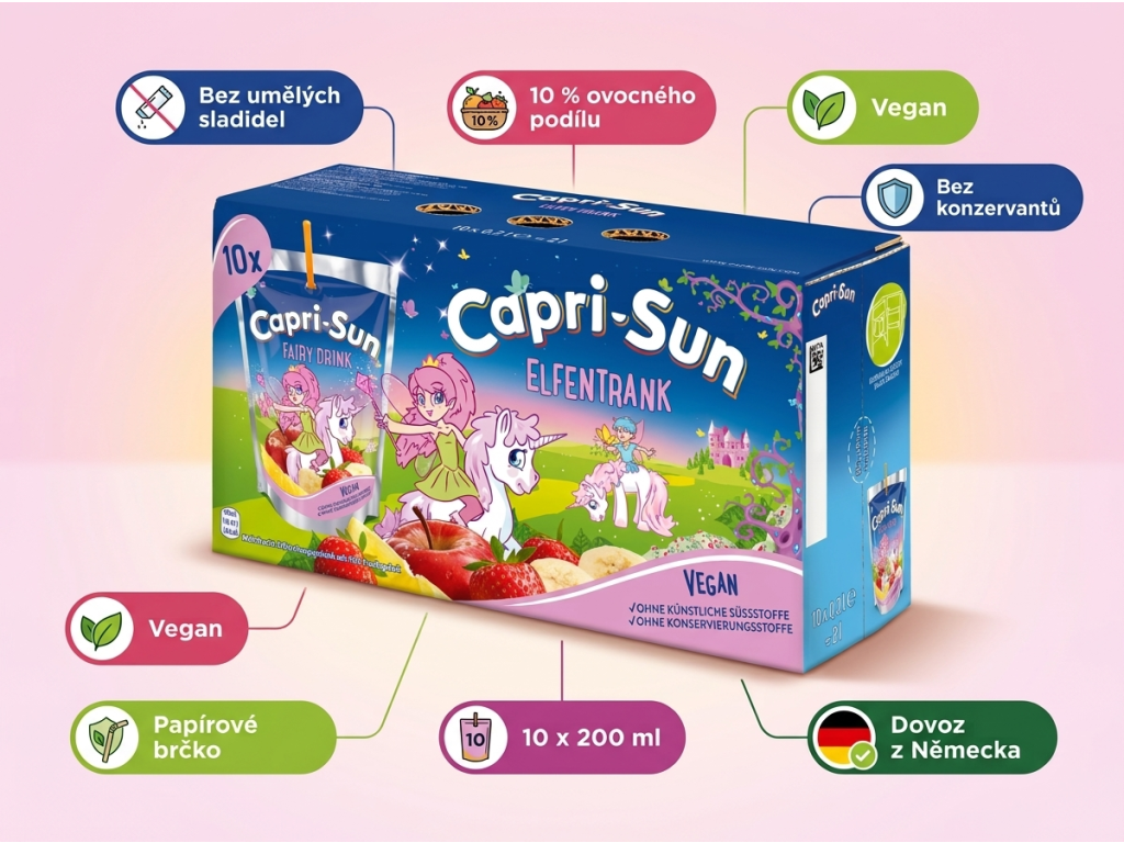 Capri-Sun Elfí nápoj 10 x 200 ml