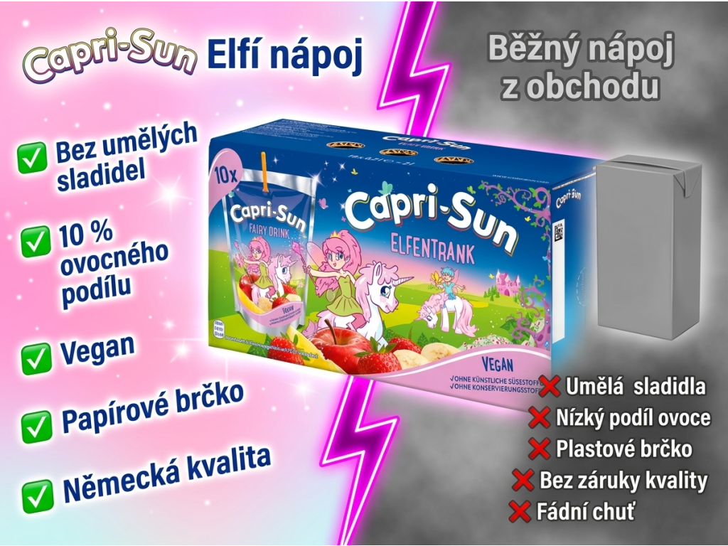 Capri-Sun Elfí nápoj 10 x 200 ml
