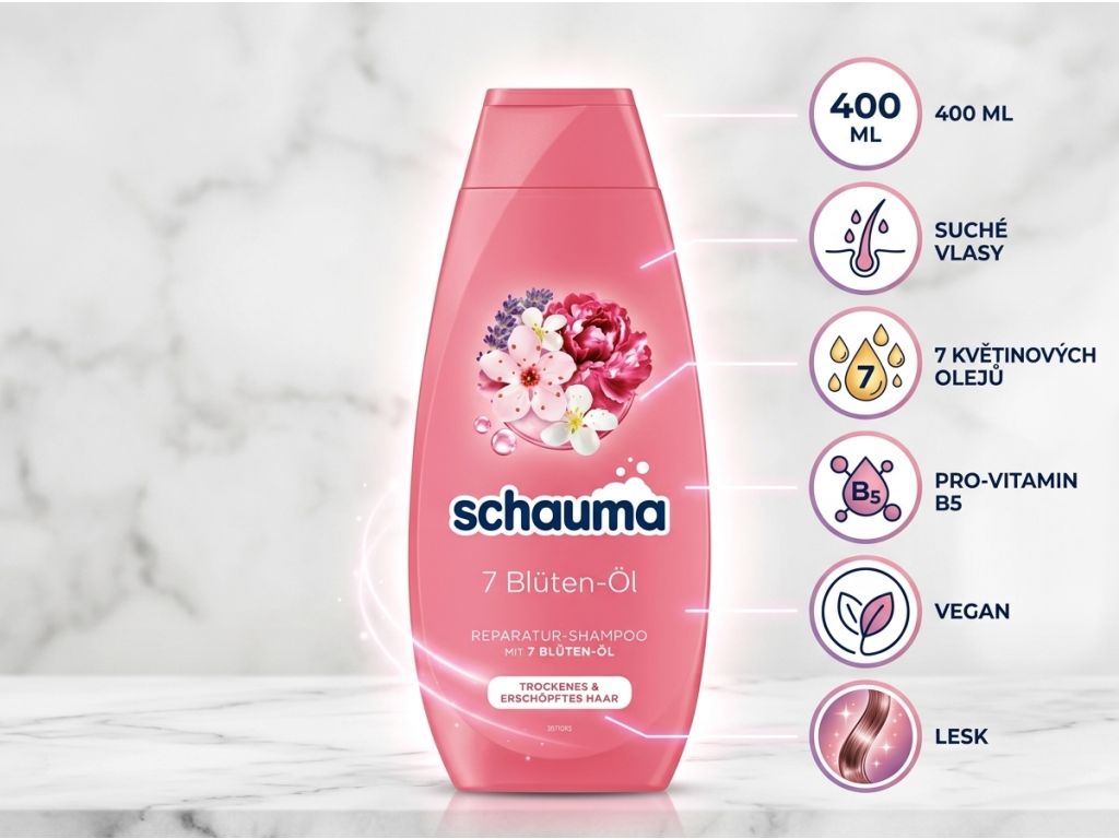 Schauma 7 bylinných olejů - přehled výhod