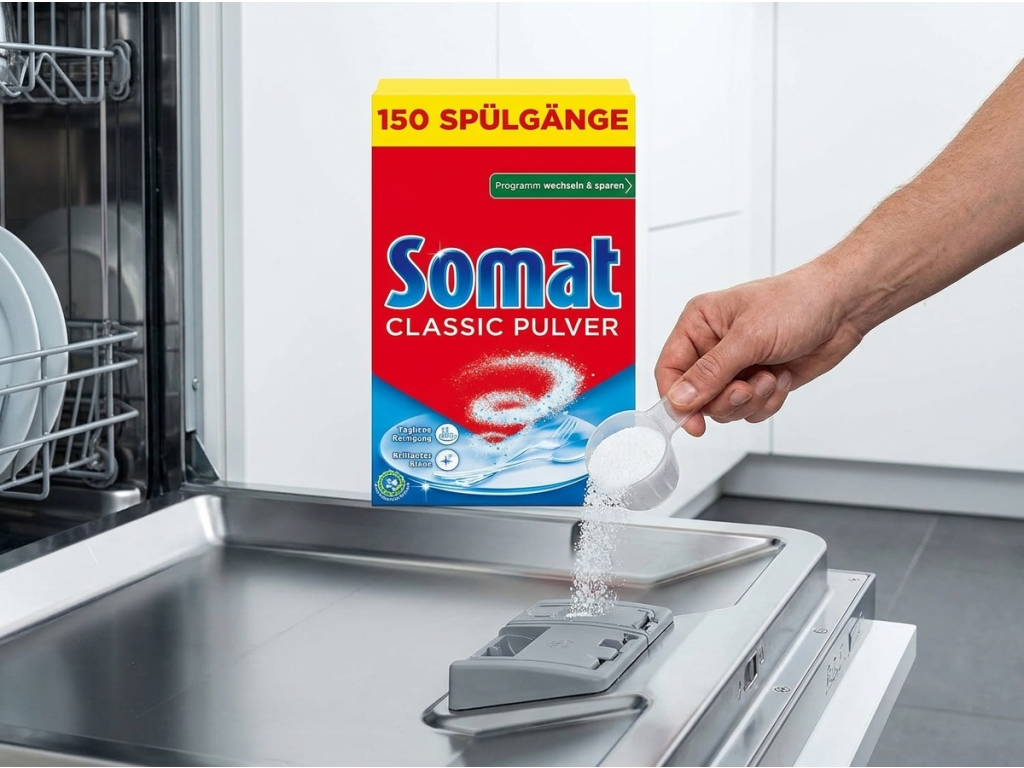 Dávkování prášku do myčky Somat Classic