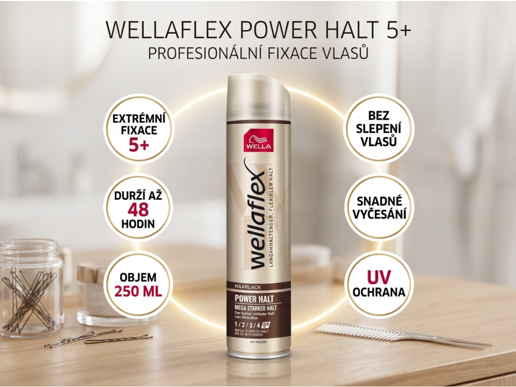 Wellaflex Power Halt 5+ - infografika