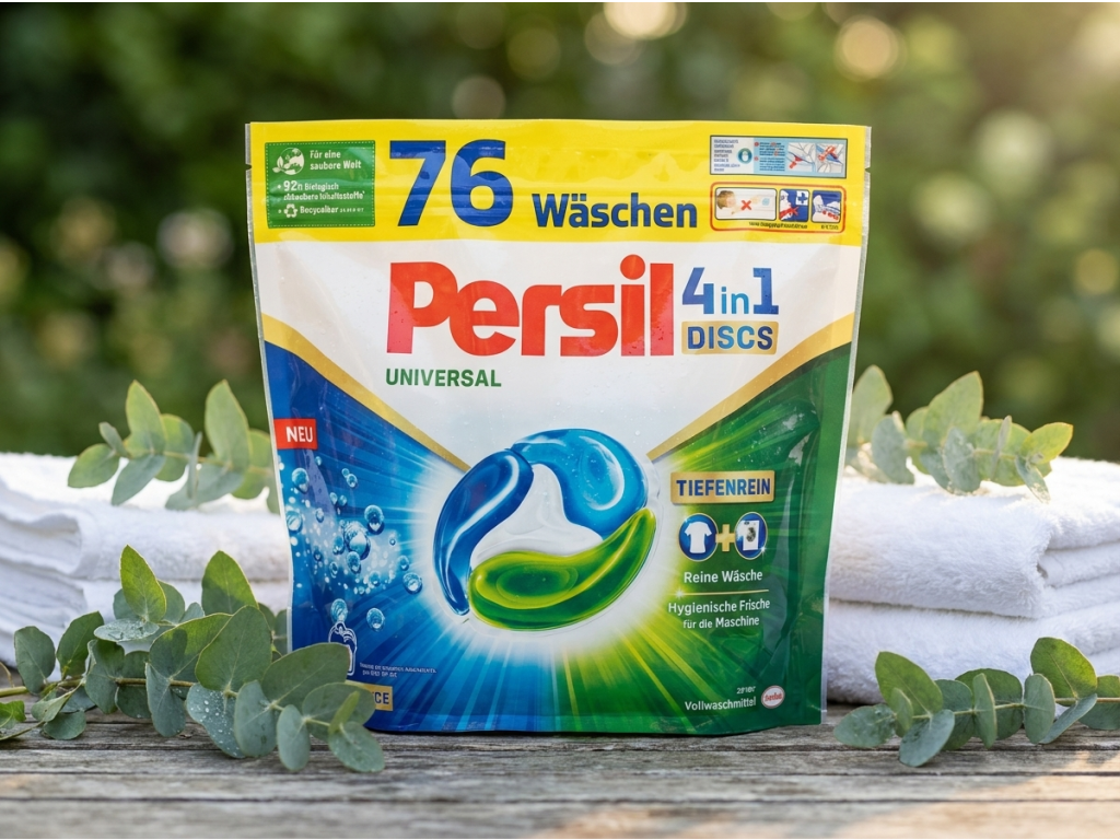 Persil Universal 4v1 prací kapsle 76 PD v přírodním prostředí